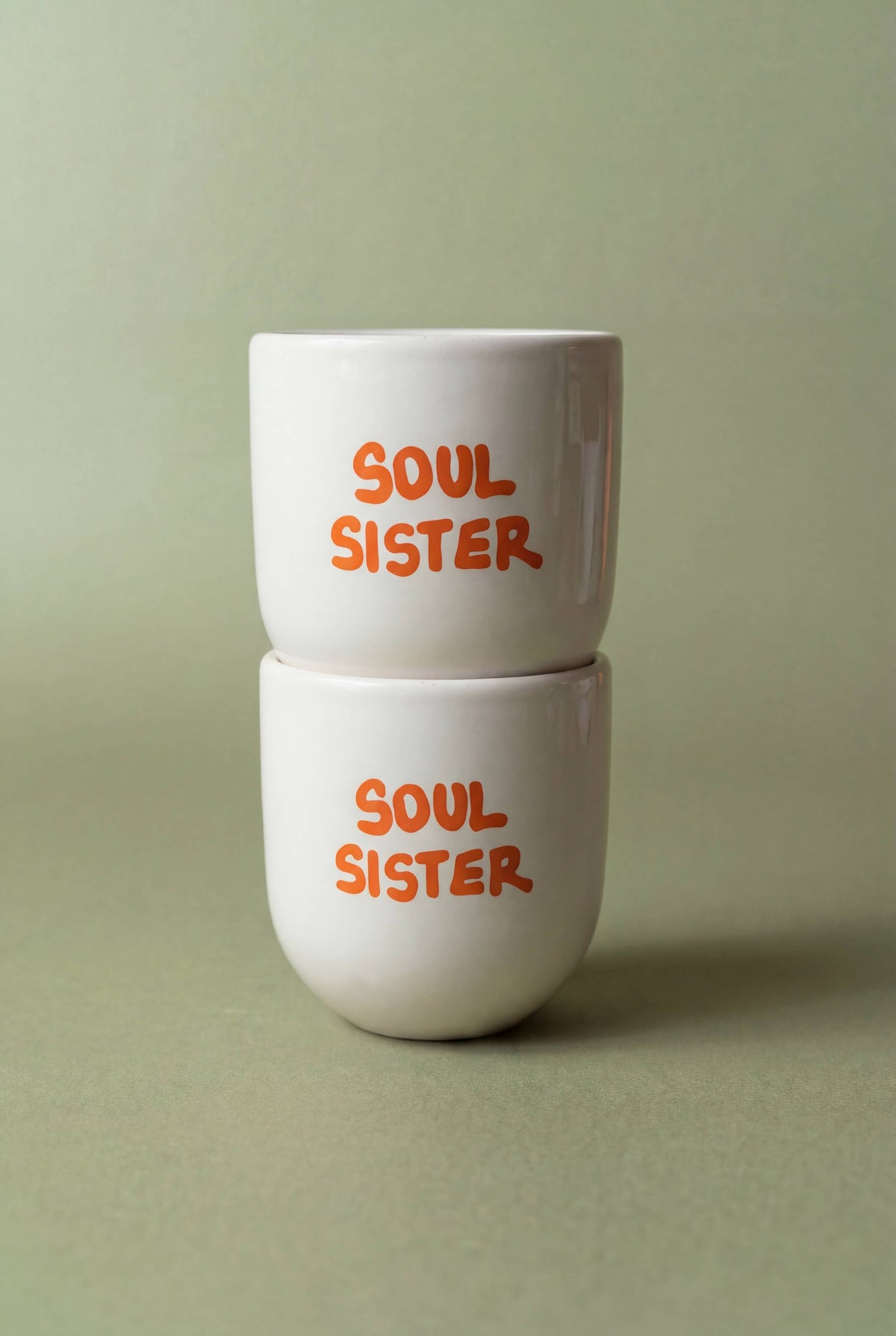 SISI Cup – Soul Sister | Weiß & Orange