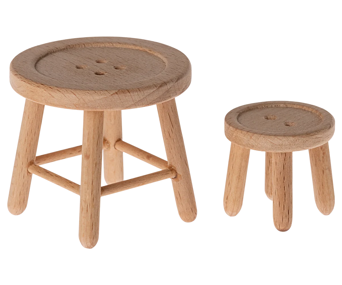 Maileg Tisch & Hocker Set – Maus