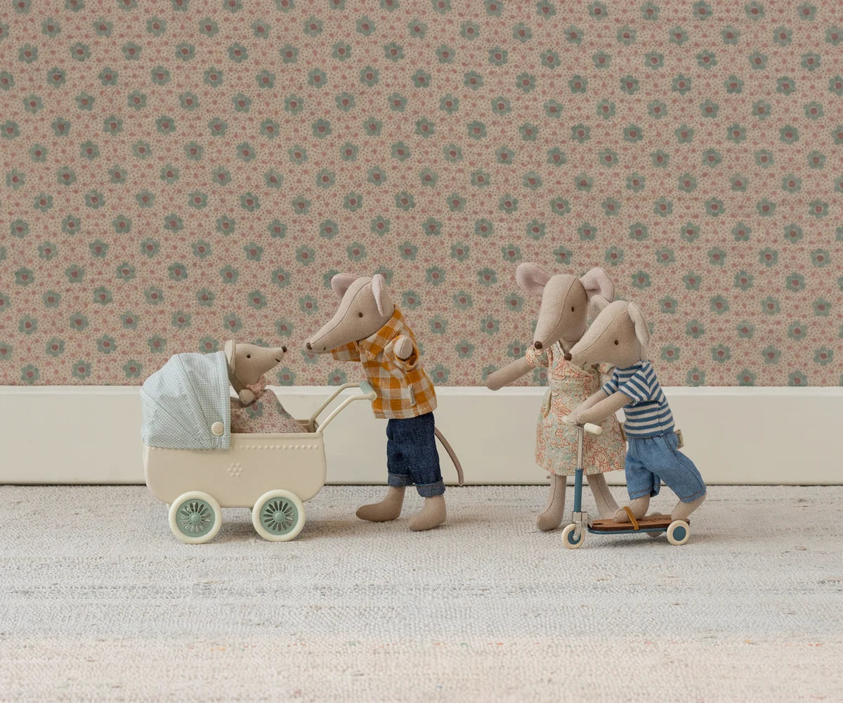 Maileg Hemd & Hose – Papa Maus – Gelb kariert