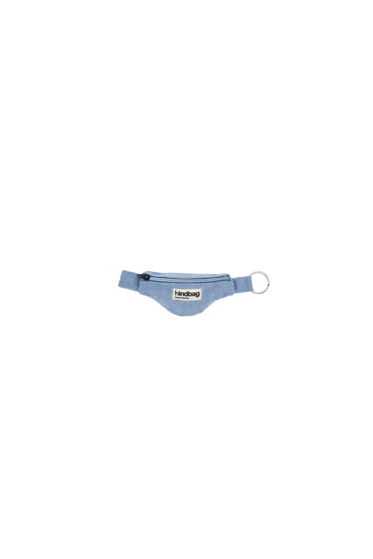 Hindbag Côme Schlüsselanhänger – Denim Blau