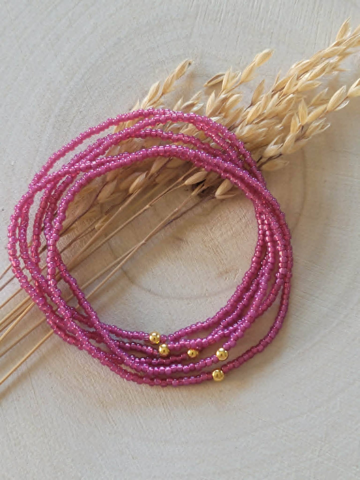 Miyuki Armband-Set Peony Pink