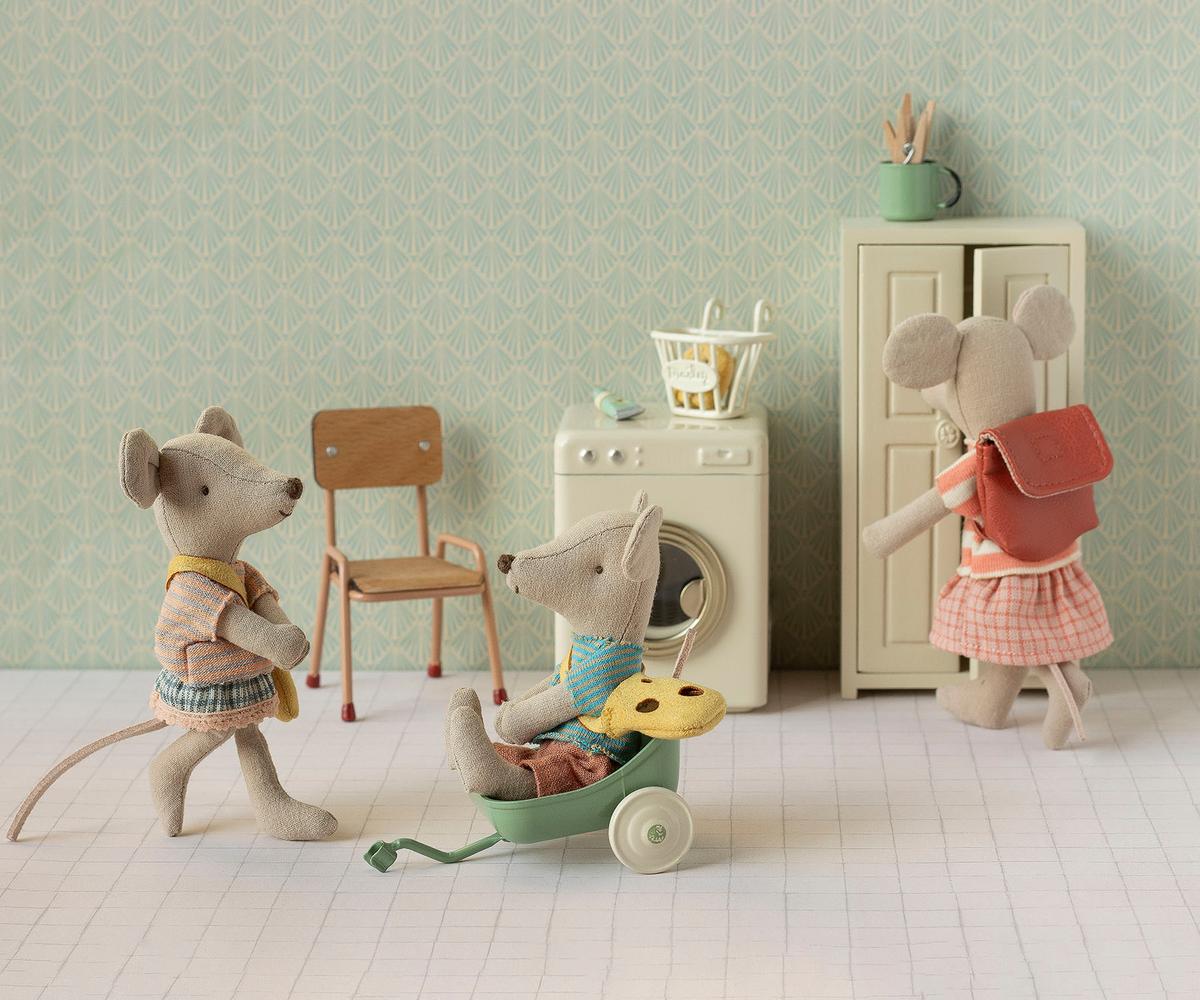 Maileg Kleine Schwester Maus mit Tasche