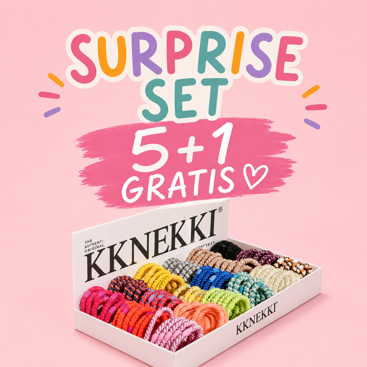 KKNEKKI Surprise Set 5+1 Gratis