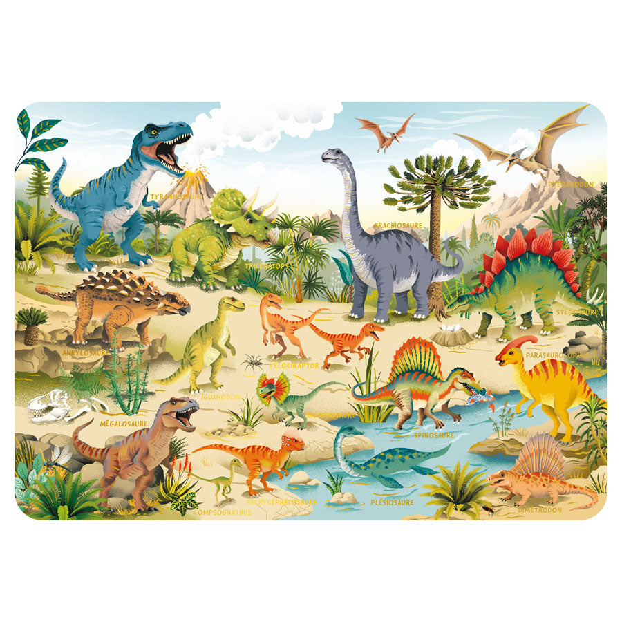 Cartes d’Art Tischset – Dinosaurier