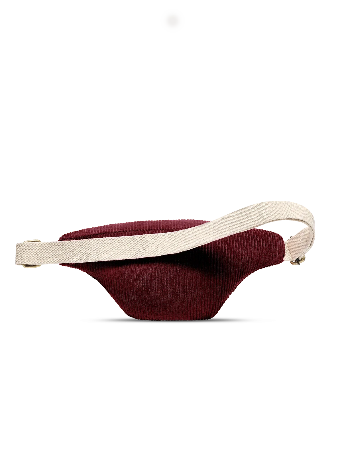 Hindbag Olivia Bauchtasche aus Cord – Bordeauxrot