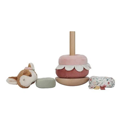 Little Dutch Wackel-Stapelturm aus Holz – Fairy Garden Rosa