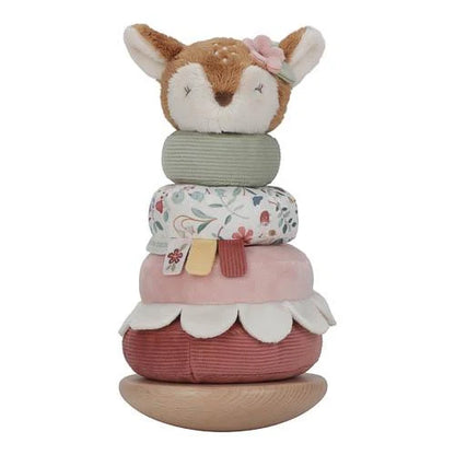 Little Dutch Wackel-Stapelturm aus Holz – Fairy Garden Rosa
