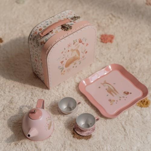 Little Dutch Teeservice im Koffer – Fairy Garden, 7-teilig