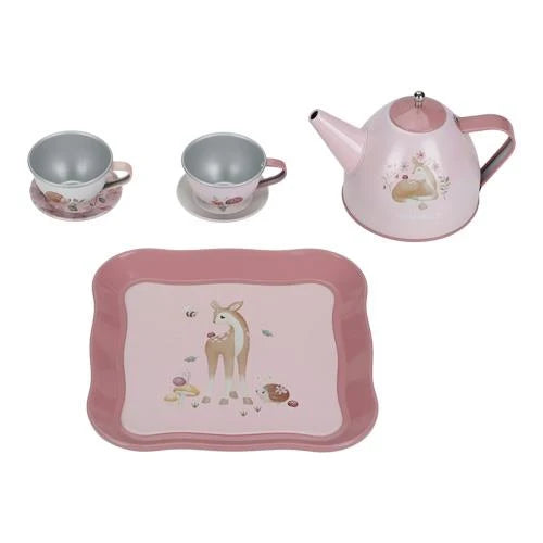 Little Dutch Teeservice im Koffer – Fairy Garden, 7-teilig