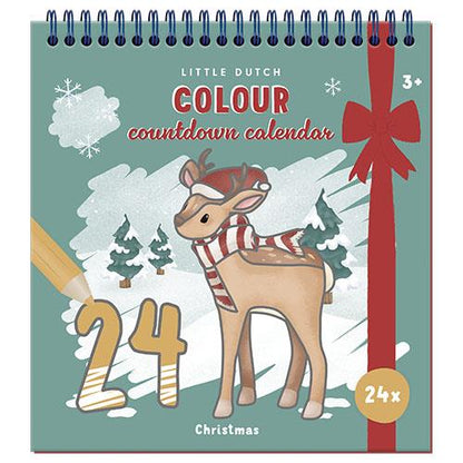 Little Dutch Adventskalender zum Ausmalen – Weihnachten