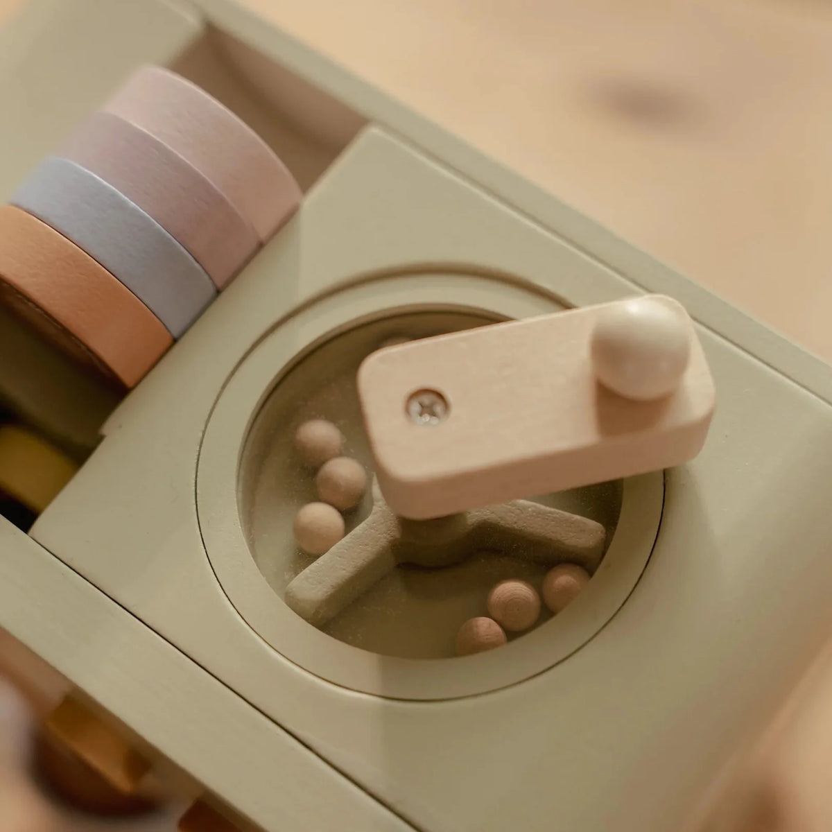 Little Dutch Kaffeemaschine aus Holz mit Zubehör – Grün