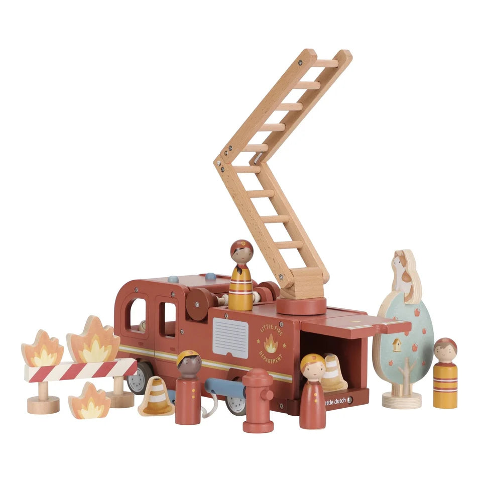 Little Dutch Feuerwehrauto aus Holz ✨ JETZT VORBESTELLEN