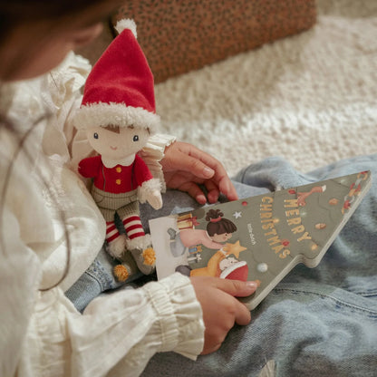 Little Dutch Weihnachts-Geschenkset – Buch & Kuschelpuppe Jim