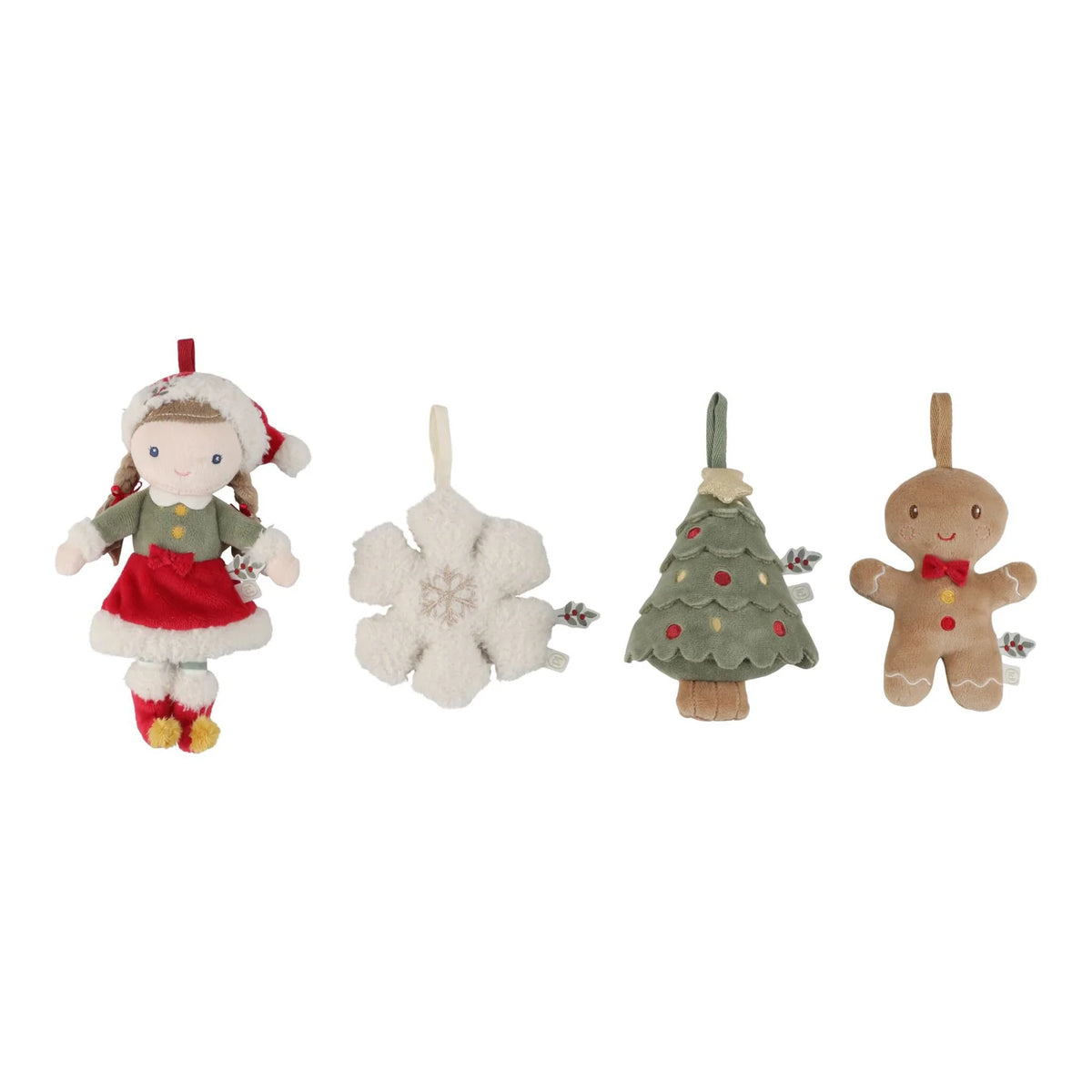 Little Dutch Weihnachtsbaumschmuck Rosa – 4er-Set