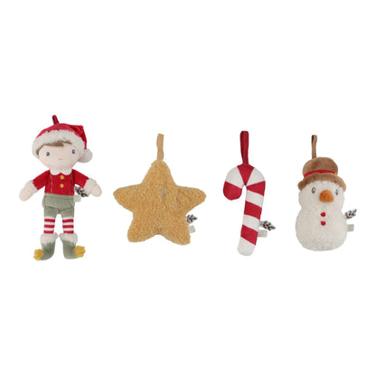 Little Dutch Weihnachtsbaumschmuck Jim – 4er-Set