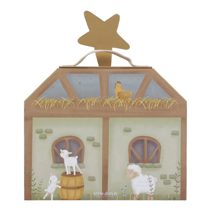 Little Dutch Weihnachtskrippe im Spielkoffer – Holzfiguren