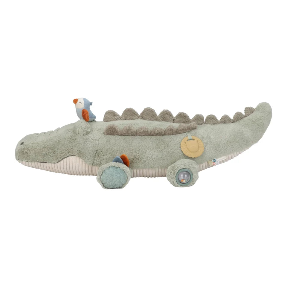 Little Dutch Aktivitäts-Kuscheltier Krokodil XL – Grün ✨ JETZT VORBESTELLEN