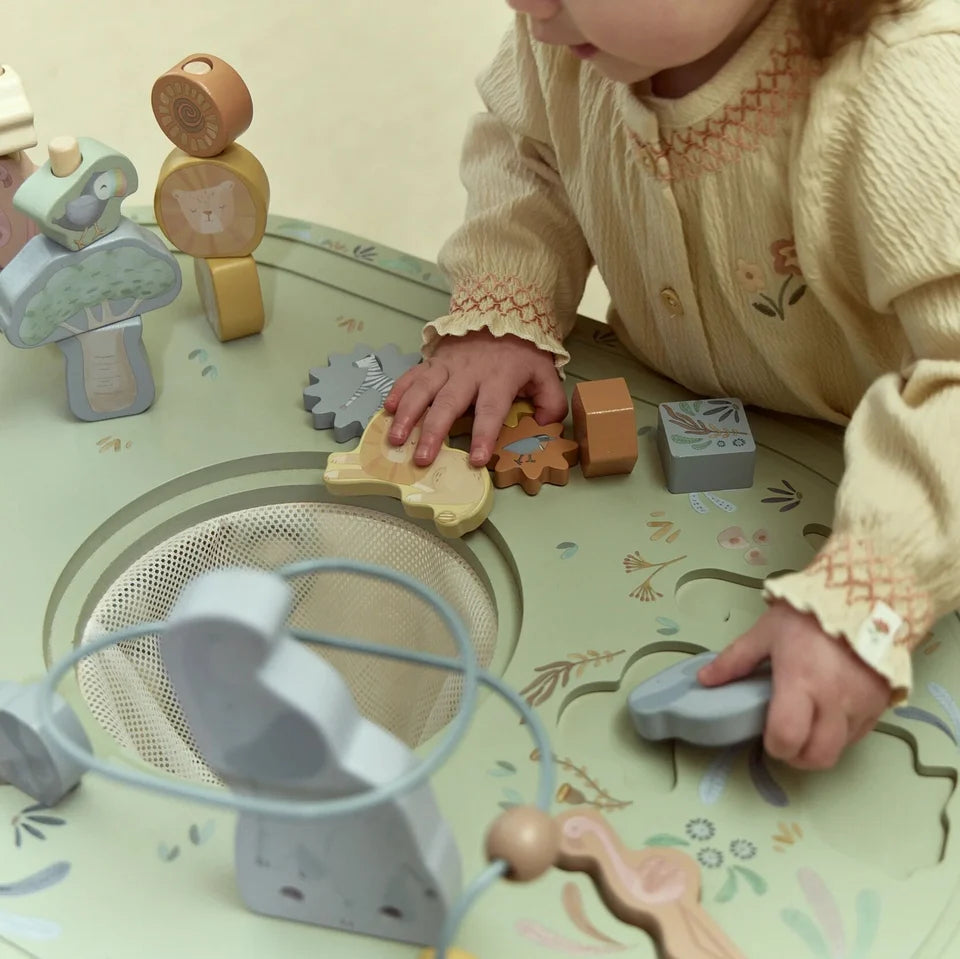 Little Dutch Aktivitätstisch aus Holz – Grün ✨ JETZT VORBESTELLEN