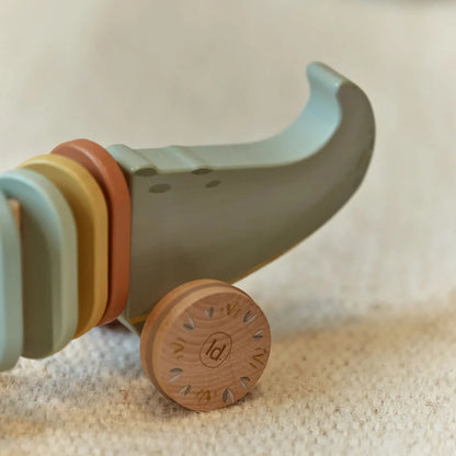 Little Dutch Nachziehtier aus Holz – Grün ✨ JETZT VORBESTELLEN