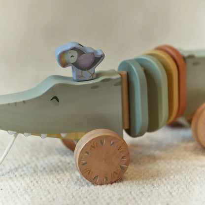 Little Dutch Nachziehtier aus Holz – Grün ✨ JETZT VORBESTELLEN