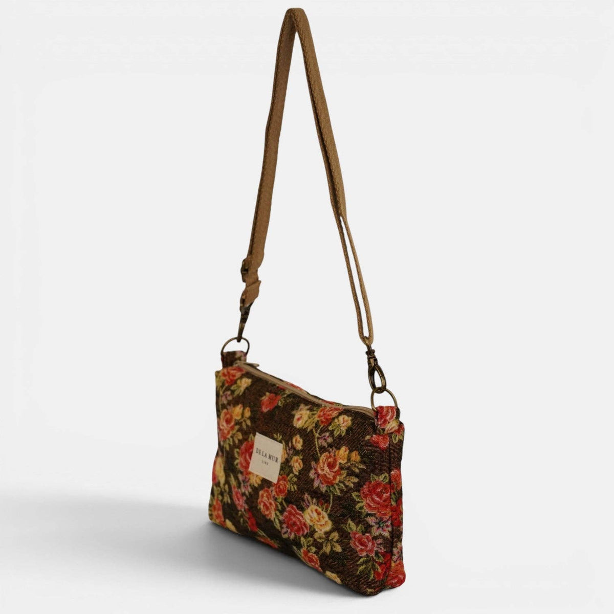 De La Mur Line Clutch PEPI – Blumenmuster