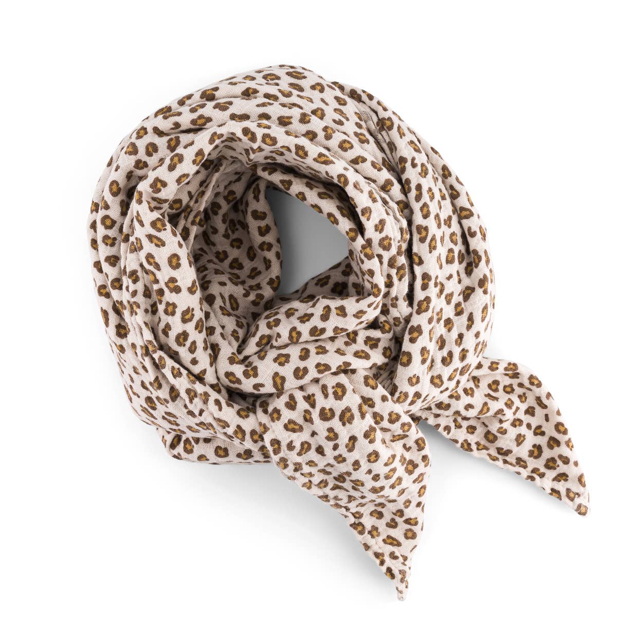 Rose in April Schal BIANCA – Mini Leopard Greige