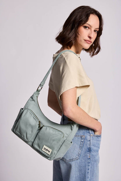Hindbag Emile Umhängetasche – Salbeigrün