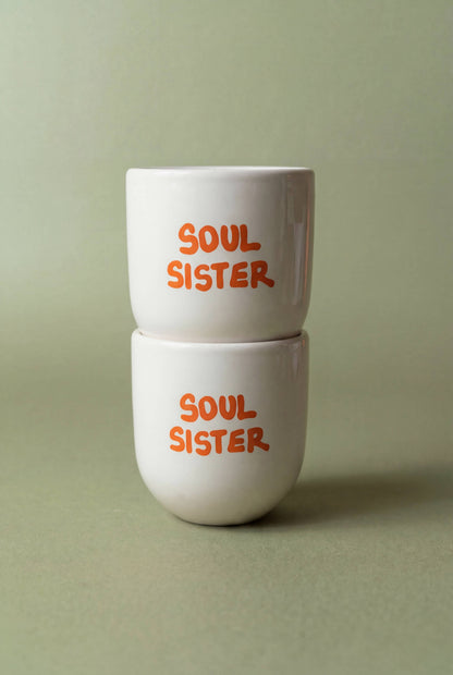 SISI Cup – Soul Sister | Weiß & Orange