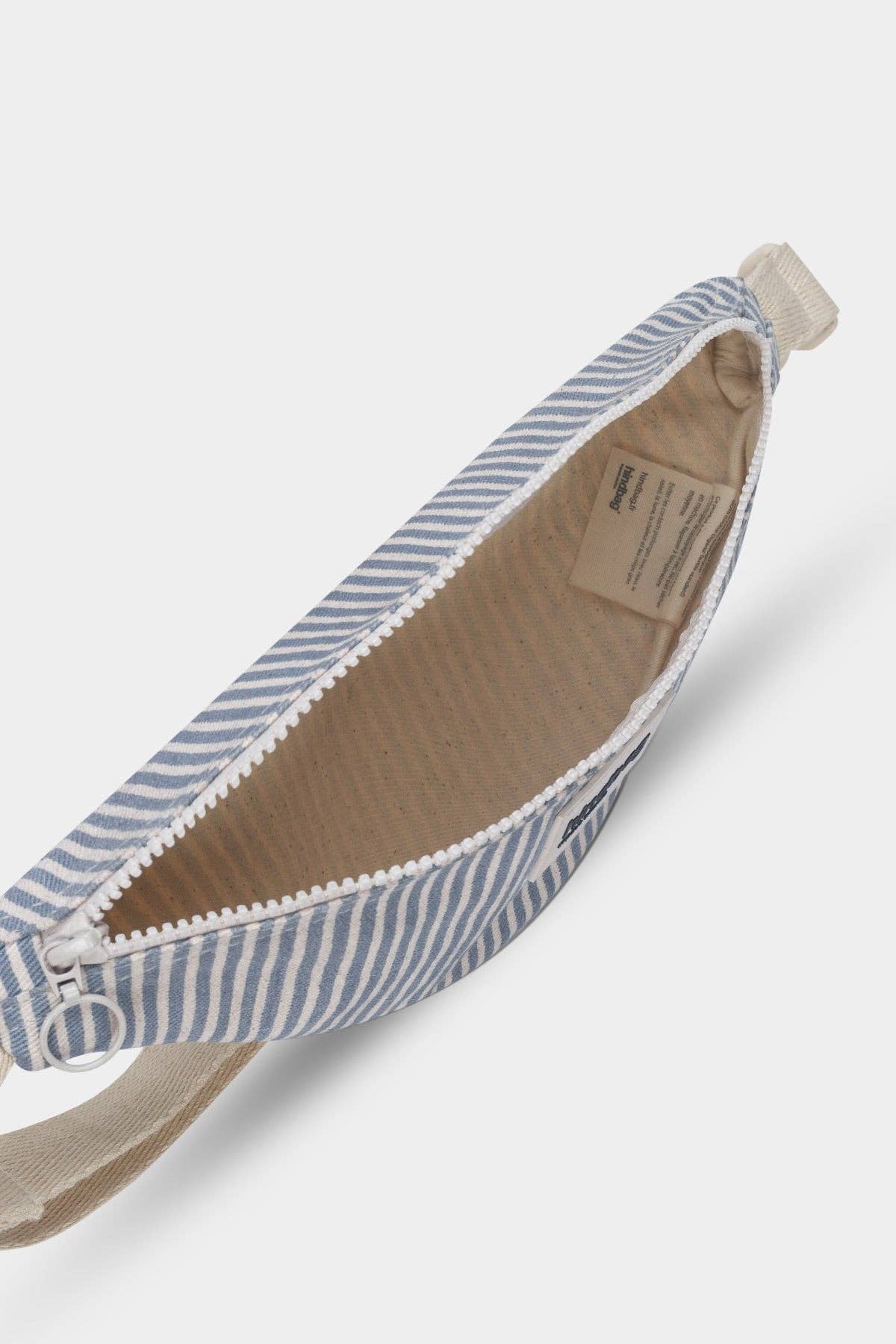 Hindbag Augustin Kinder-Gürteltasche – Blau gestreift