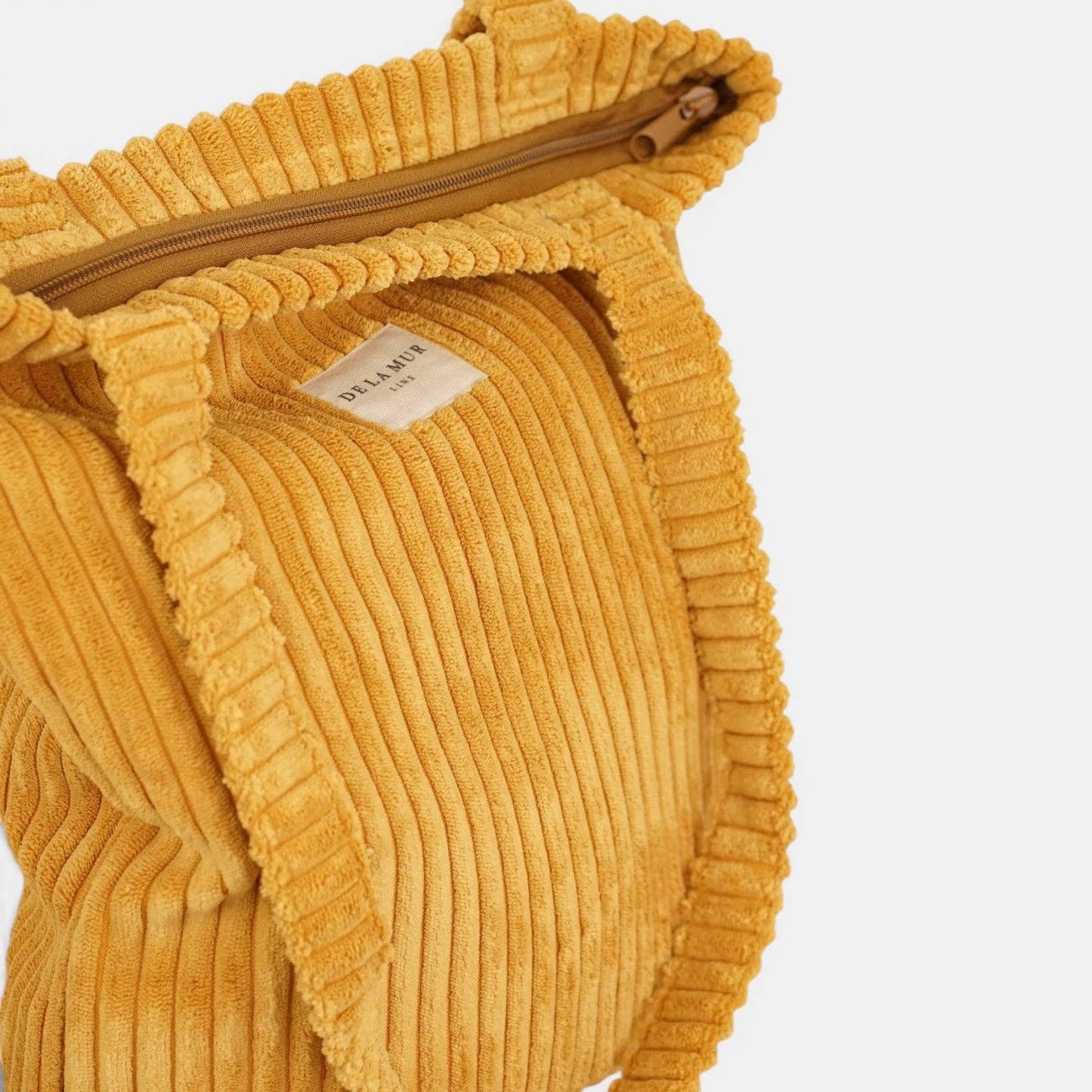La Mur Line Tote Bag Maiz – Cord Senfgelb