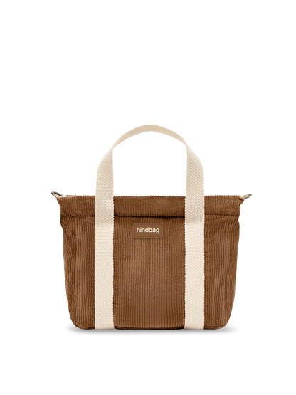 Mini-Shopper Louise Velours Macchiato