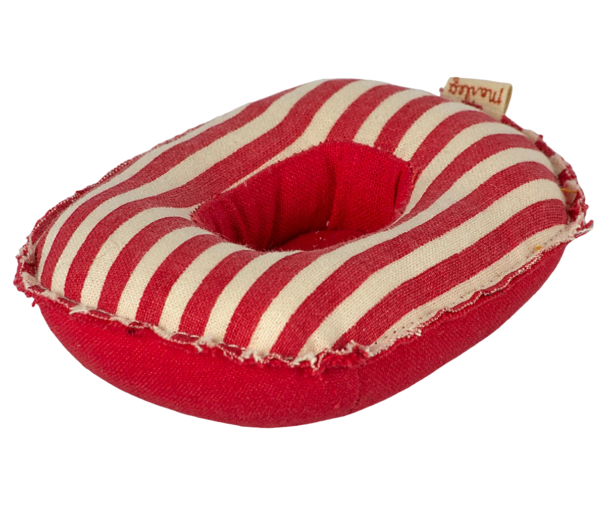 Maileg Schlauchboot – Kleine Maus – Rot gestreift