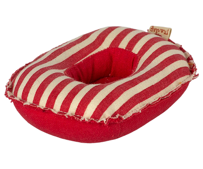 Maileg Schlauchboot – Kleine Maus – Rot gestreift