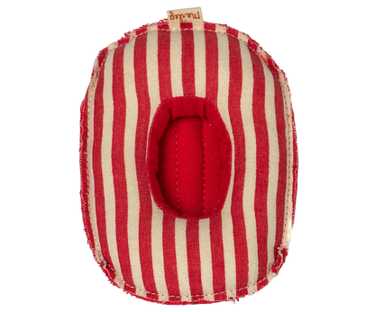 Maileg Schlauchboot – Kleine Maus – Rot gestreift