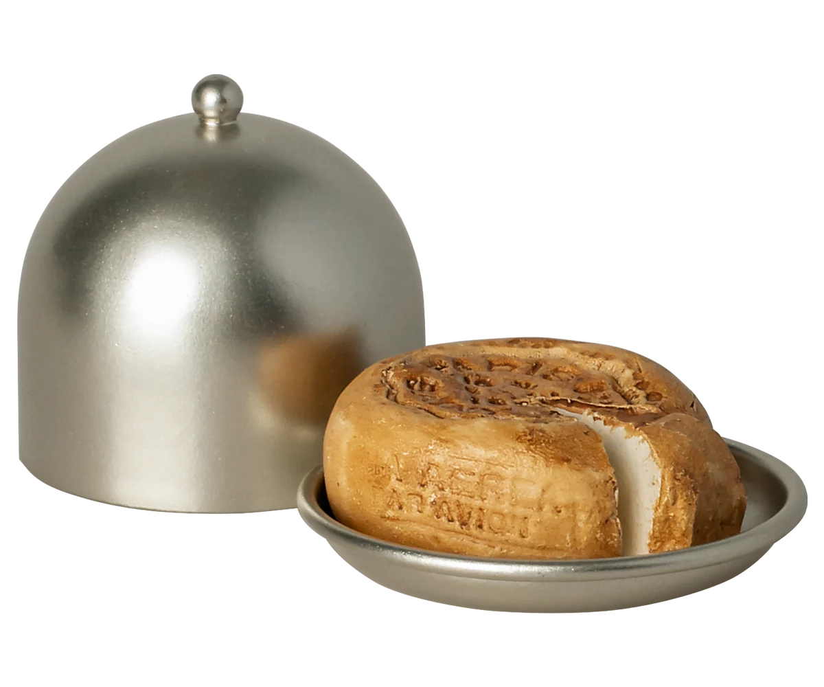 Maileg Käseglocke mit Käse