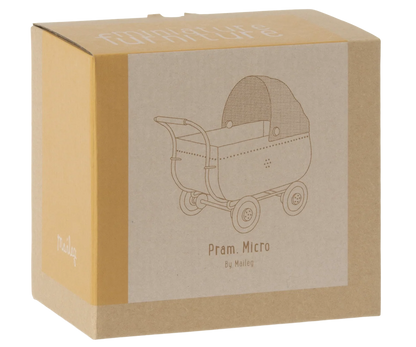Maileg Kinderwagen – Mikro – Gelb