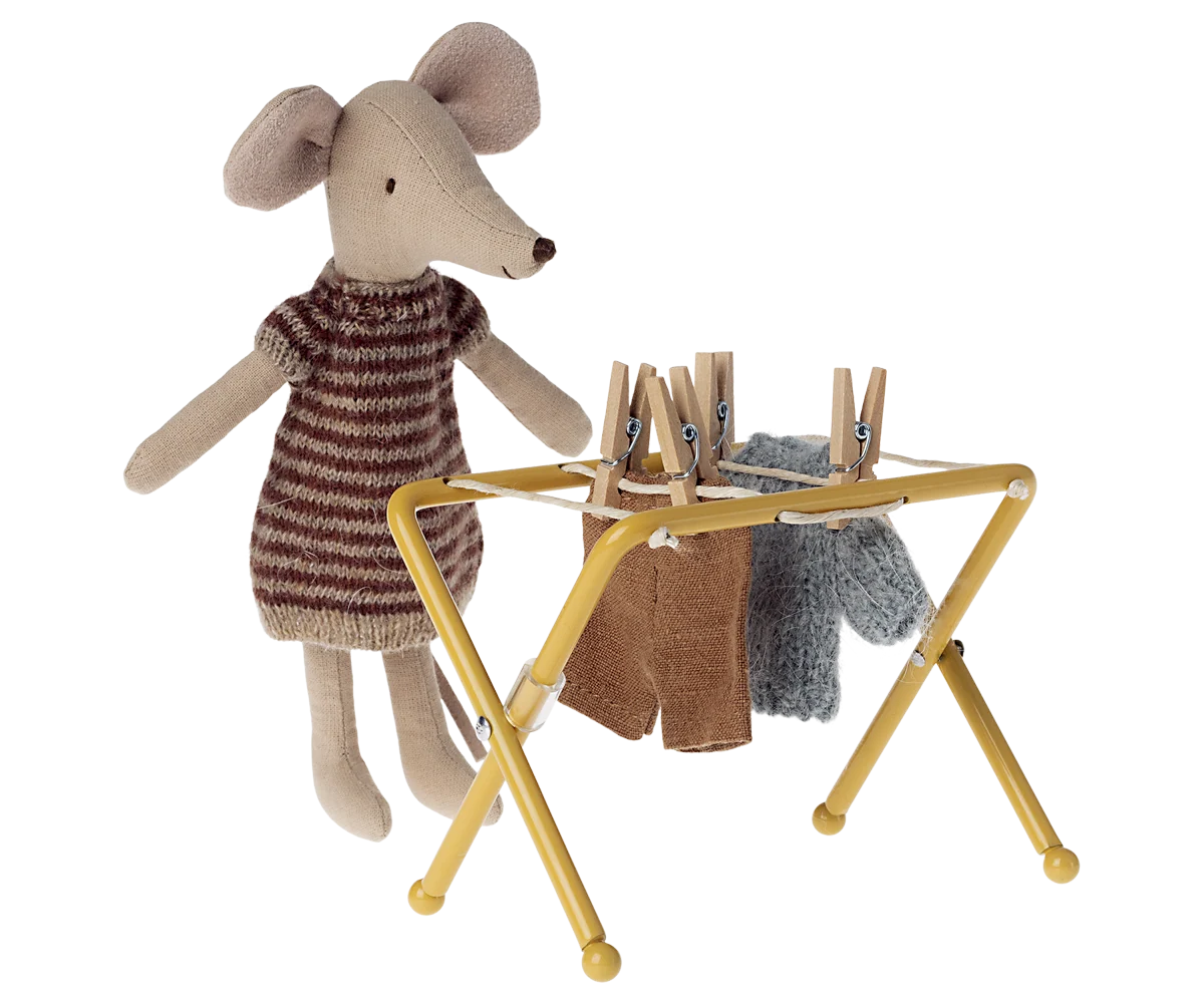 Maileg Wäscheständer – Maus