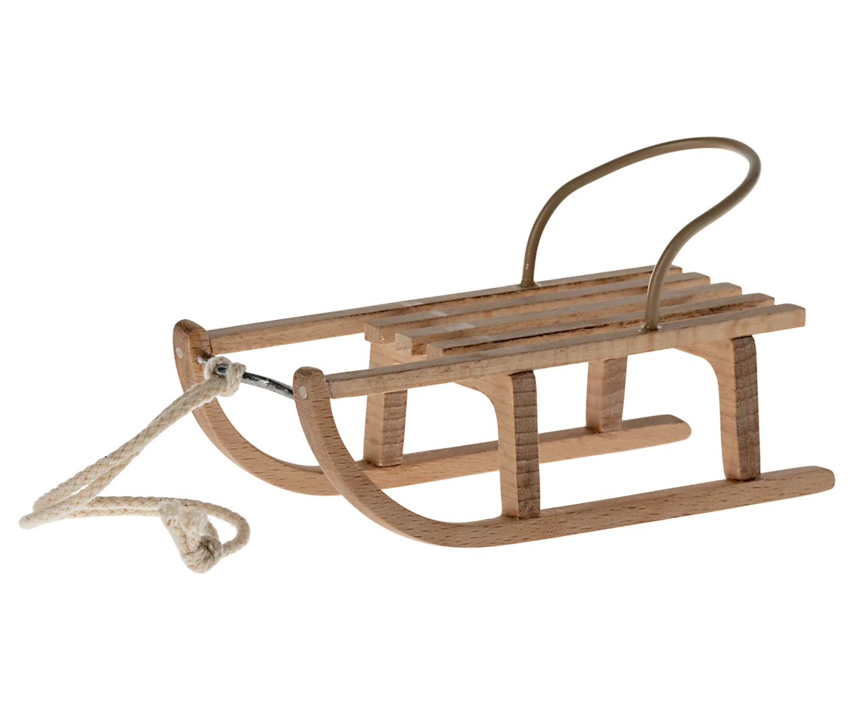Maileg Holzschlitten für Mäuse