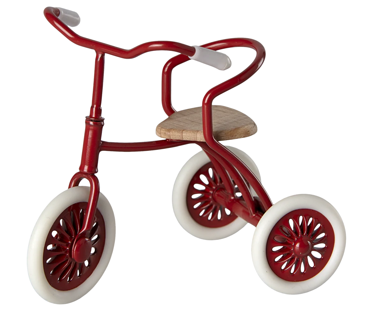 Maileg Dreirad mit Garage – Rot