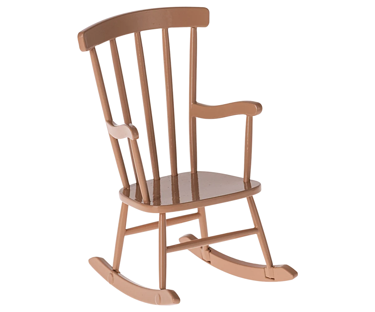 Maileg Schaukelstuhl – Maus – Dunkel Powder