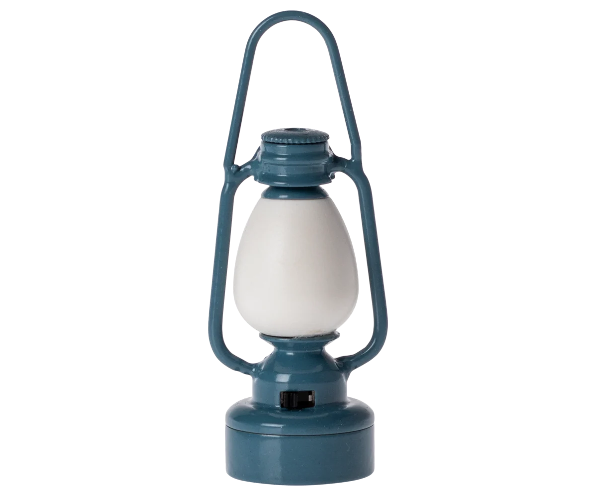 Maileg Vintage Laterne – Maus – Blau