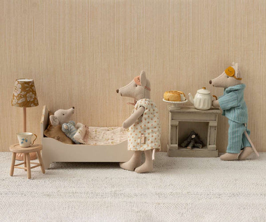 Bett, Maus - Creme