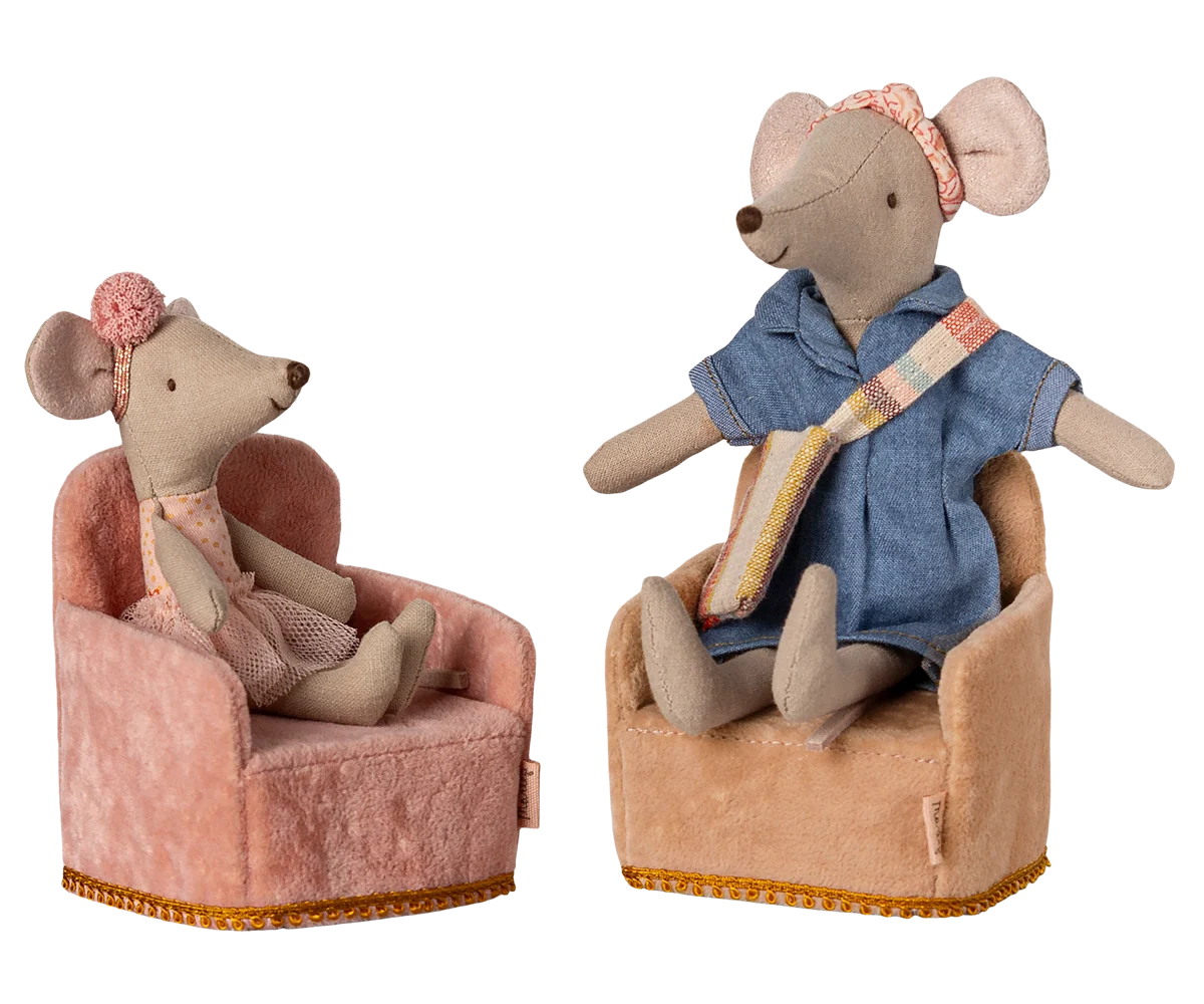 Maileg Klappstuhl – Maus – Powder
