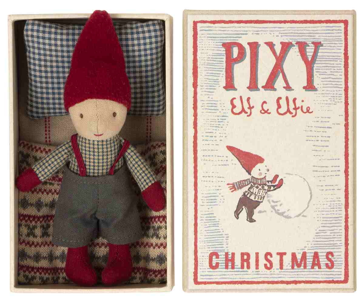 Maileg Pixy Elf in Streichholzschachtel