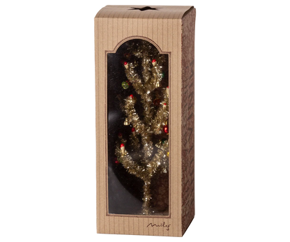 Maileg Weihnachtsbaum – Gold, Rot & Grün