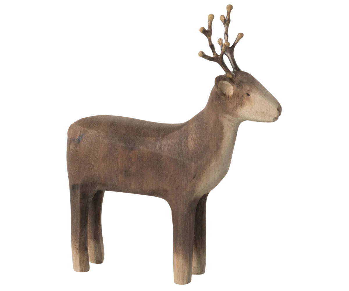 Maileg Weihnachtsdeko Rentier aus Holz – Klein