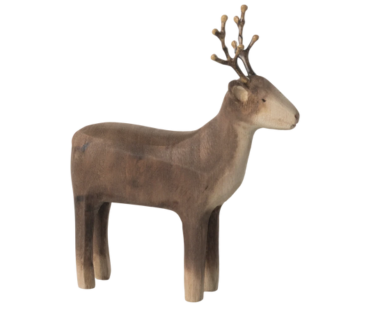 Maileg Weihnachtsdeko Rentier aus Holz – Klein