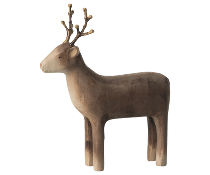 Maileg Weihnachtsdeko Rentier aus Holz – Klein