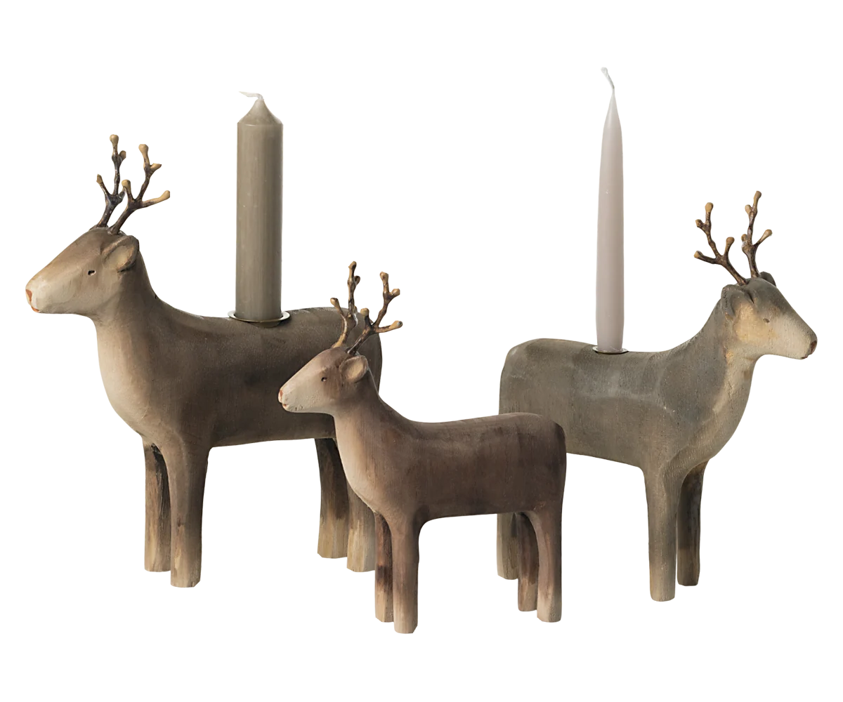 Maileg Weihnachtsdeko Rentier aus Holz – Klein