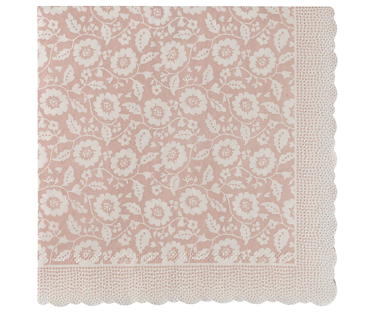 Maileg Servietten Blumen – Powder